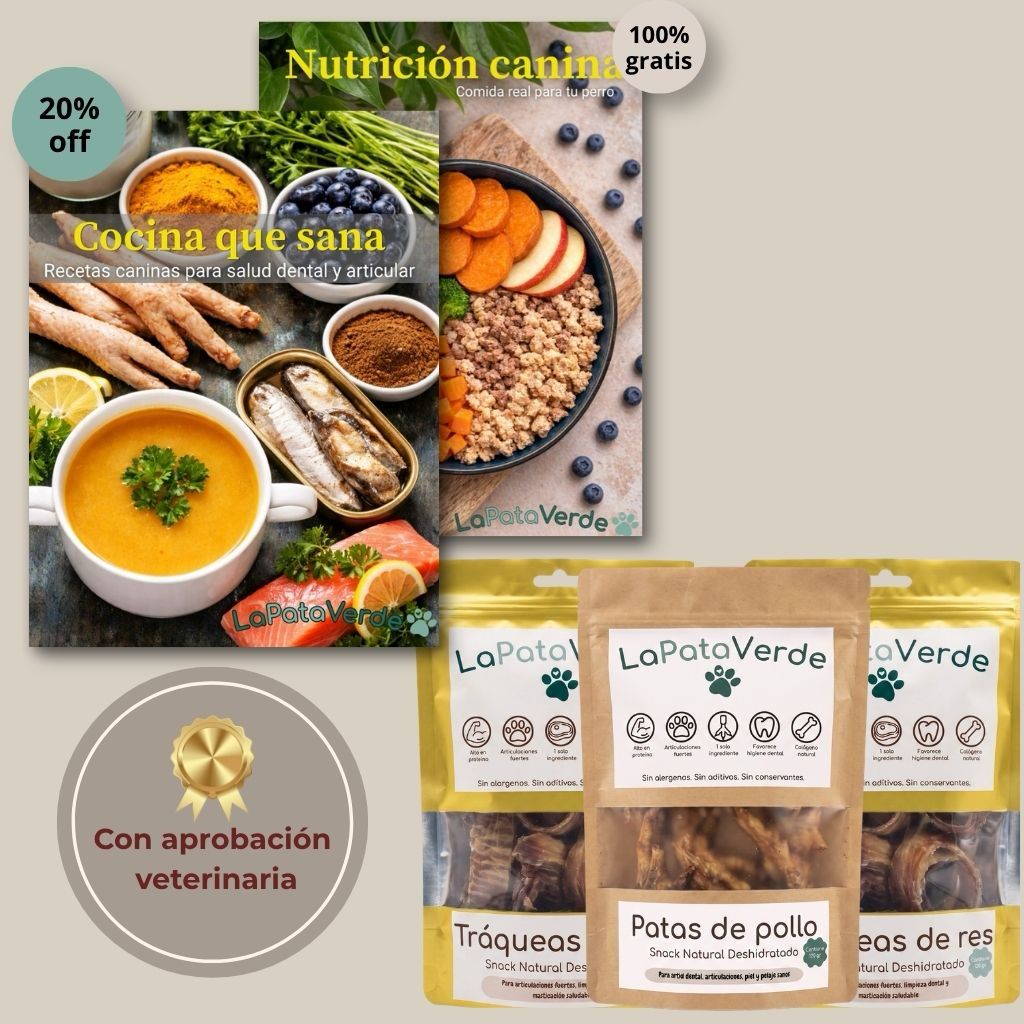 Pack Dental para Perros (Recetario en PDF + Snacks) | Envío gratis
