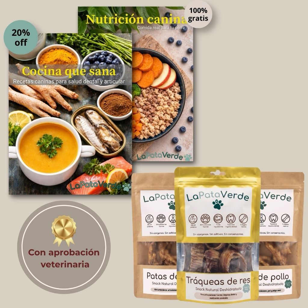 Pack Dental para Perros (Recetario en PDF + Snacks) | Envío gratis