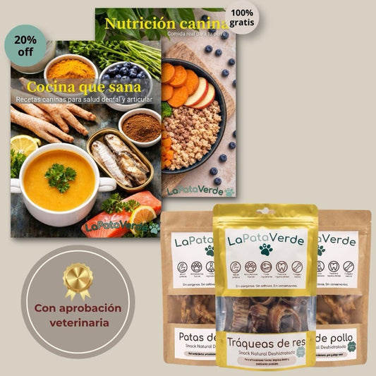 Pack Dental para Perros (Recetario en PDF + Snacks) | Envío gratis