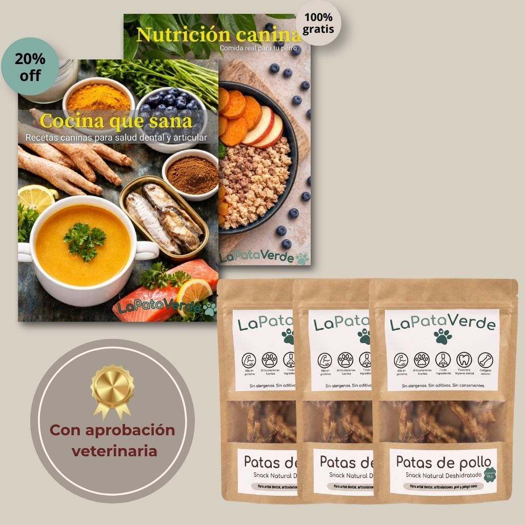 Pack Dental para Perros (Recetario en PDF + Snacks) | Envío gratis